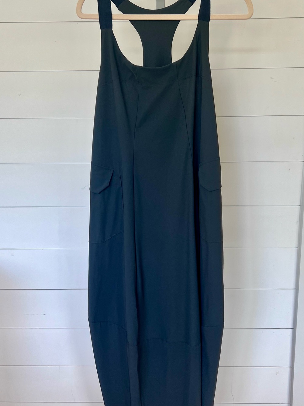 Porto SF Charcoal Gray Architectural Midi Dress Size 1